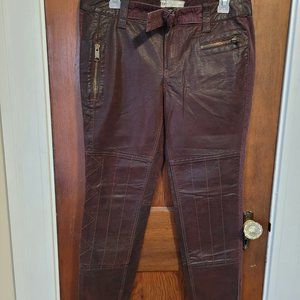 Free People | Faux Leather Moto Pants 6